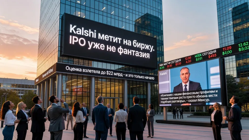 Kalshi метит на биржу. IPO уже не фантазия