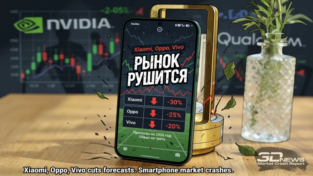 Xiaomi, Oppo, Vivo режут прогнозы. Рынок смартфонов рушится
